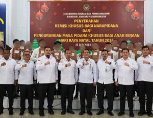 302 Warga Binaan Rutan Kelas I Medan Mendapat Remisi Natal, 8 Orang Diantaranya Langsung Bebas