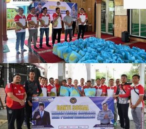 Rutan Kelas I Medan Salurkan 300 Paket Bantuan Sosial Kepada Masyarakat Sekitar