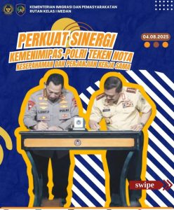Perkuat Sinergi, Kemenimipas-Polri Teken Nota Kesepahaman dan Perjanjian Kerja Sama